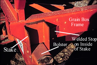 Picture 3: box frame - stake connection