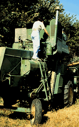 photo of combine