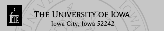 The University of Iowa, Iowa City, IA 52242