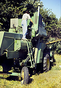 Photo of combine