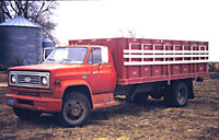 Photo of the grain truck