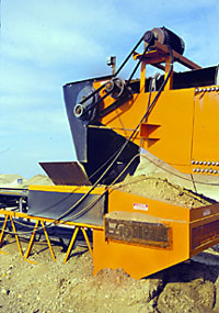 photo of the gravel conveyor