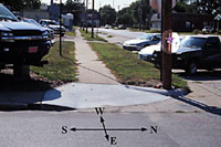 Photo of street intersection