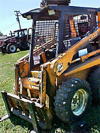 Photo of skid loader