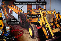 Photo of backhoe